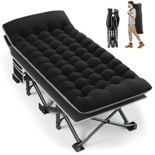 Fragess Portable Camping Cot 32 Extra Wide 600lb