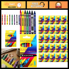 30-Pack Bulk Crayons for Kids - 8-Color Crayon Sets, Party Favors, Classroom Sup
