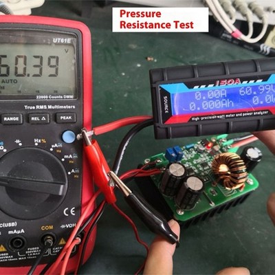 Double Extent 50A 200A Solar Battery Current Meter Multifunction Power Inspector