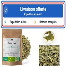 Thé Vert Sencha Bio Chabiothé 200g ou 1kg Feuilles en vrac