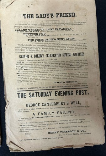 2 Issues 1869 Antique - The ladies Friend Monthly Magazine, July & Sept 1869 - Picture 12 of 12