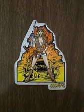 HOOK-UPS Skate STICKER War Girl skateboards helmets decal hentai Z