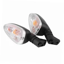  Turn Lights 1 Pair Motorcycle Indicators Lens 12V Plastic Direction Indicator 