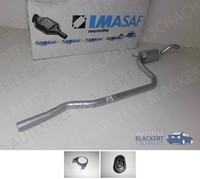 Imasaf Auspuff Mitteltopf+Anbauteile für Ford Fiesta III 1.6 Xr2I GFJ 1989-1993