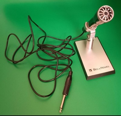 Bell and Howell Mikrofon. Vintage Retro. Funktioniert wenn getestet