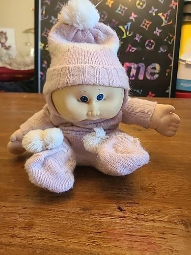 Vintage 1982 Cabbage Patch Kids Baby Doll Blue Eyes