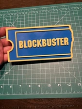 Blockbuster Video 3D Printed Sign Logo Decoration 7”