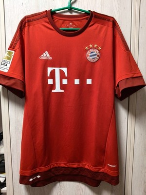 Gr. XL Bayern München München 2015-2016 Home Fußball Shirt Trikot