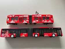 Siku MAN Gelenkbus Lions City 3736 & 3726 Straßenbahn Düwag MGT 6 Cart SETPREIS!