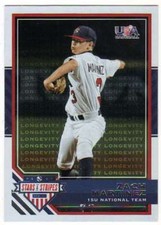 2017 Panini Stars and Stripes Baseball Longevity Foil #61 Zach Martinez