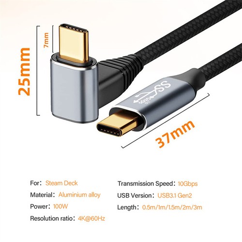90 USB C to USB C Fast Charge Charger Cable PD 100W Type C Cord For iPhone 15 16 - Picture 9 of 14
