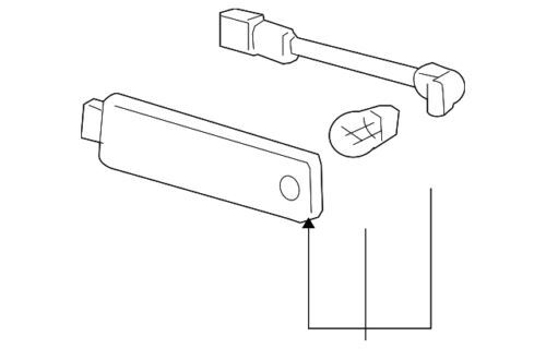 Lámpara de marcador trasero lado conductor para Chevrolet Pontiac G5 2005-2010 (N/P 25998289)