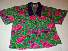 Victoria's Secret Gold Label pajama top jewel tones medium