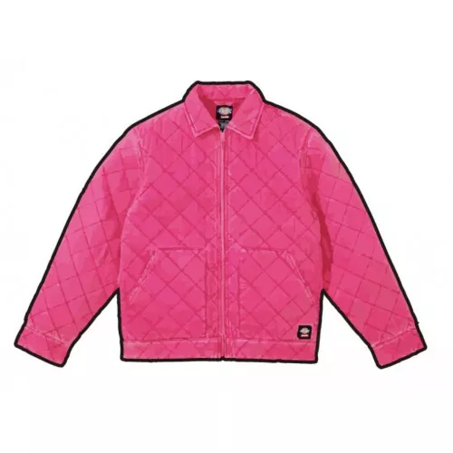 Supreme Dickies Quilted Denim Work Jacket Pink size S NEW from