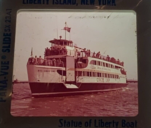 Vintage Pana-vue Slides Statue Of Liberty - 2 x 2 projector slides - never open - Picture 5 of 8