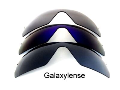 Galaxy Ersatz Linsen für Oakley Radar Path Schwarz & Blau & Grau Polarisiert