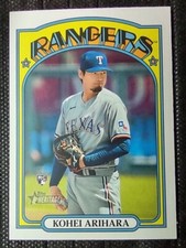 2021 Topps Heritage #609 Kohei Arihara RC - Texas Rangers