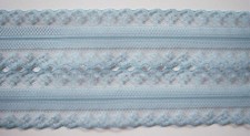3 Yds. Country Blue 3 7/8" Scallop Edged Lace L-650