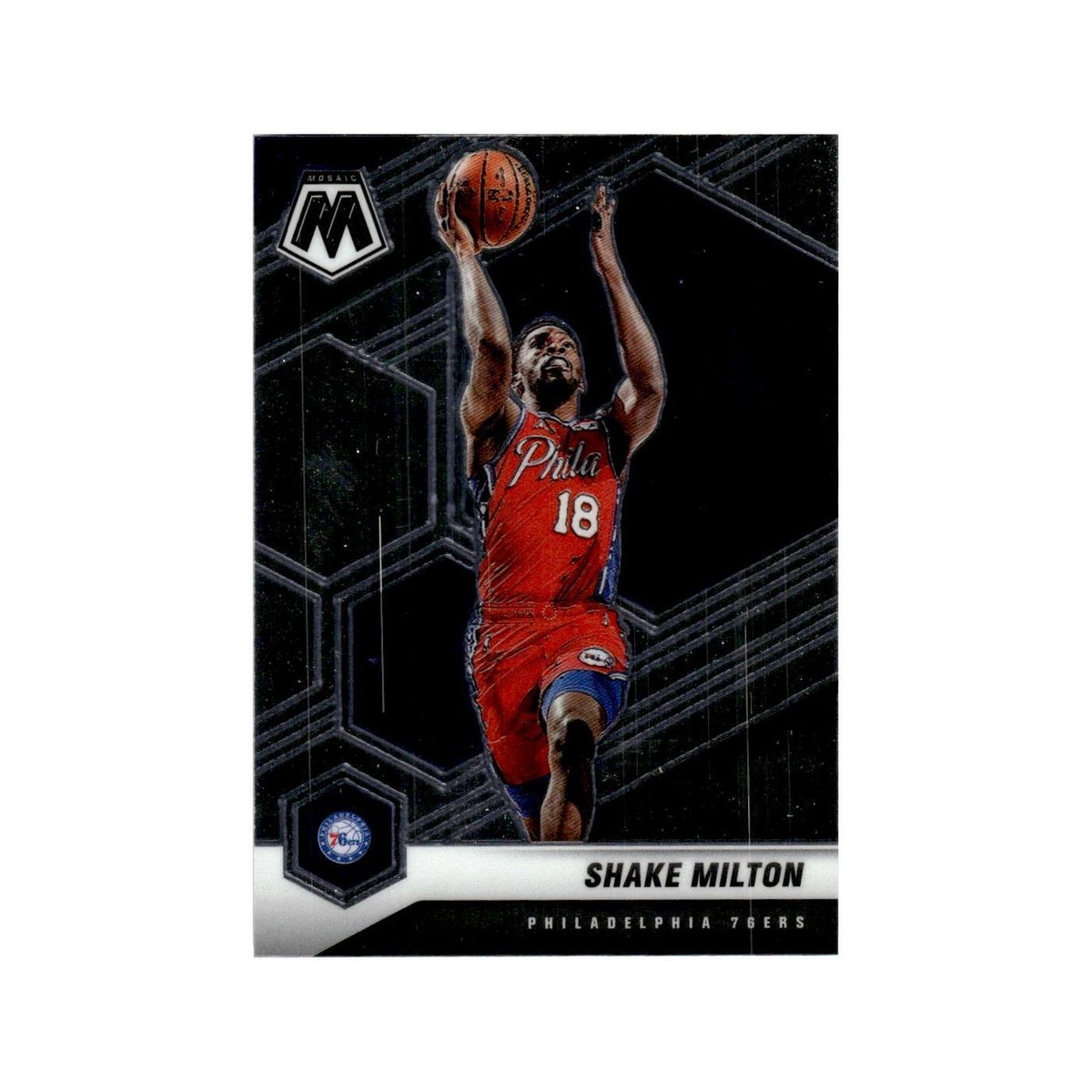 Shake Milton 2020 Panini Mosaic #56 Philadelphia 76ers Basketball