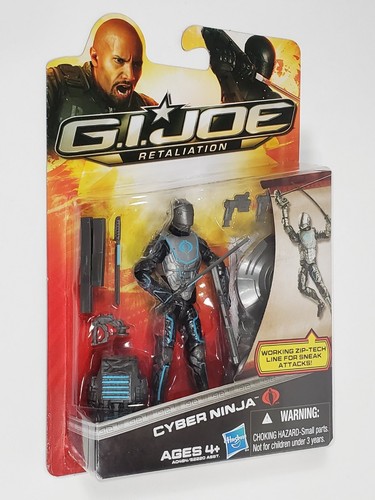 CYBER NINJA GI JOE RETALIATION ACTION FIGURE COBRA HASBRO MOSC 2012 HTF - Picture 2 of 5
