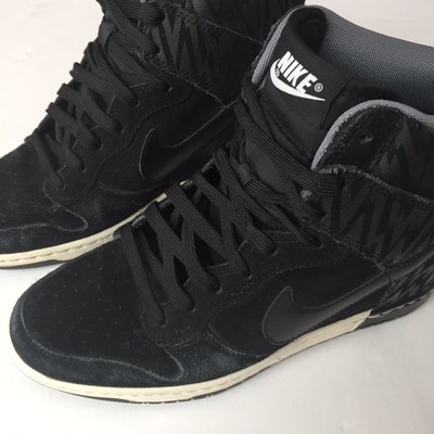 nike dunk sky hi black