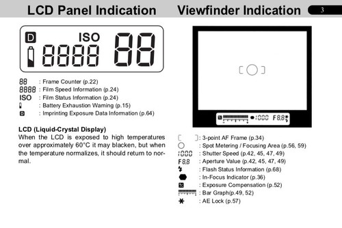 Pentax 645N II 645NII Camera OWNER'S OPERATING MANUAL  - Picture 3 of 4
