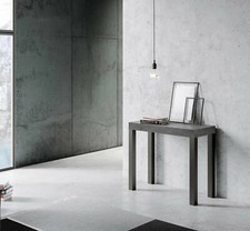 Tavolo consolle allungabile EVERYDAY cemento salotto cucina ingresso