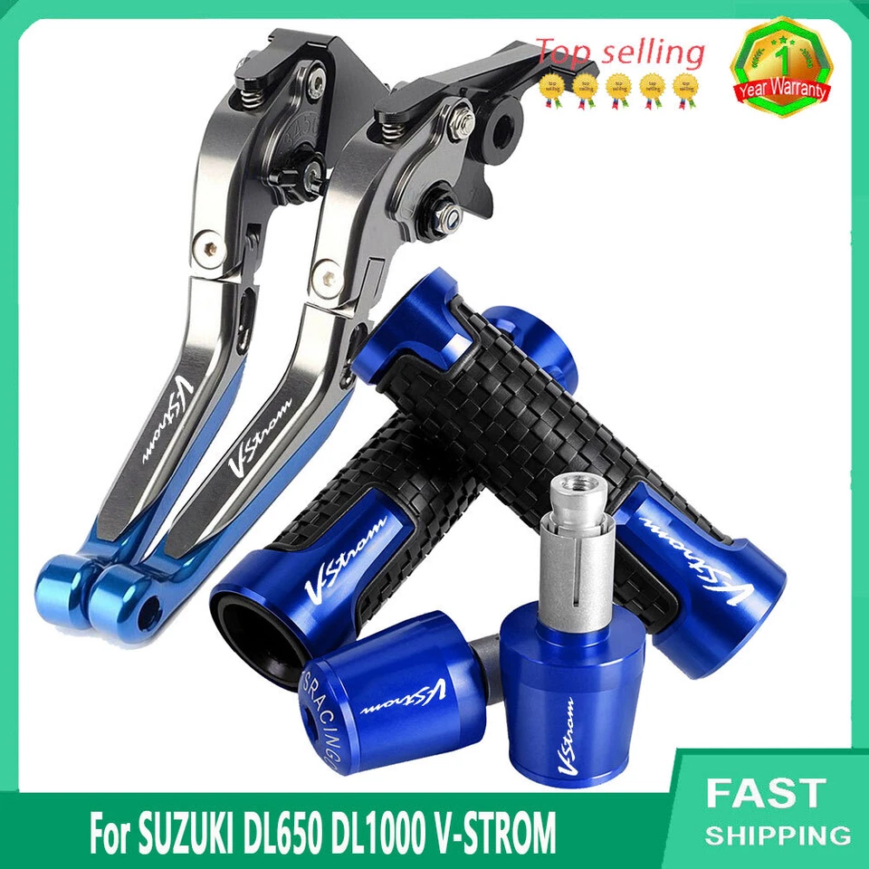 For SUZUKI DL650 DL1000 V-STROM Handlebars End Plugs Brake Clutch Levers NEW Foto 2 de 4