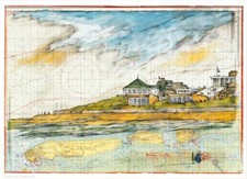 Kunstdruck - "Norderney - herbstlich" - OLE WEST - (359)