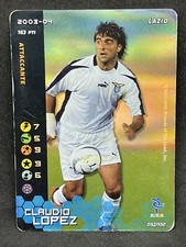 FOOTBALL CHAMPIONS TCG 2003-04 CLAUDIO LOPEZ HOLO 052/100 PL