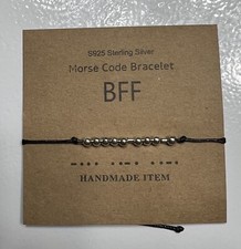BFF Handmade Morse Code Bracelets BOGO buy one get one free