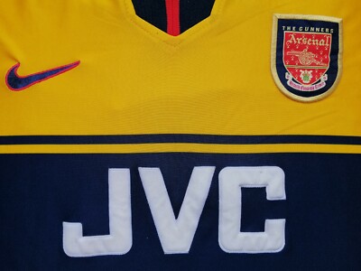 Arsenal FC 1997 - 1999 away football shirt jersey Nike #8