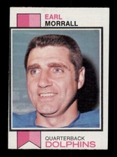 1973 TOPPS FOOTBALL #414 EARL MORRALL MIAMI DOLPHINS