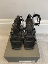 AllSaints Alice Sandals (UK 8) - Black (Brand New with Box)