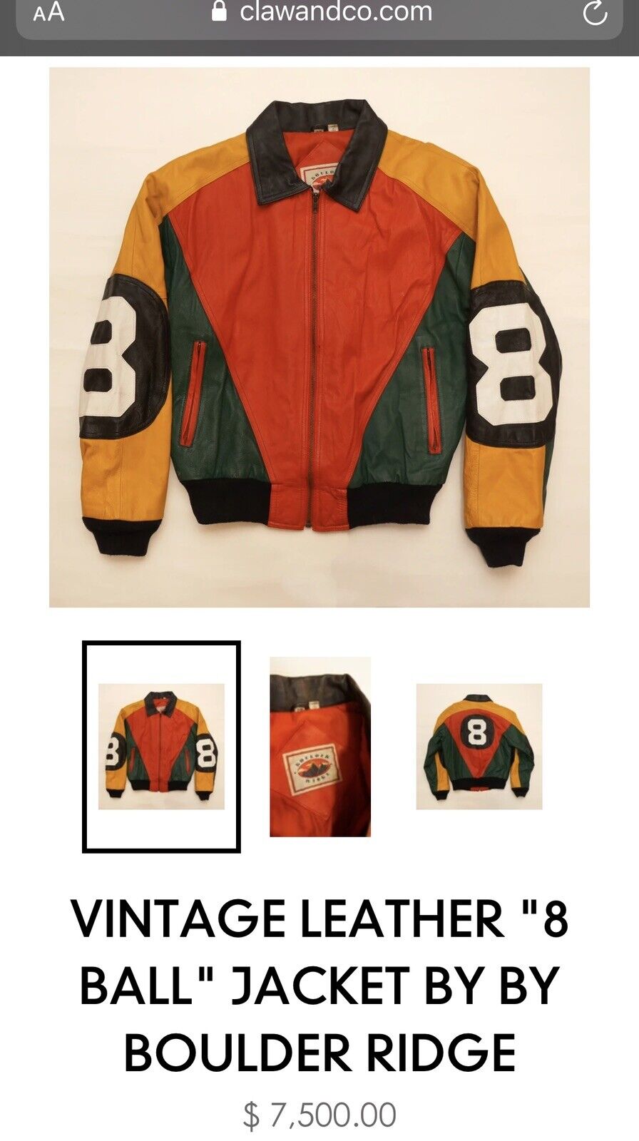 Louis Vuitton - 8 Ball Jacket