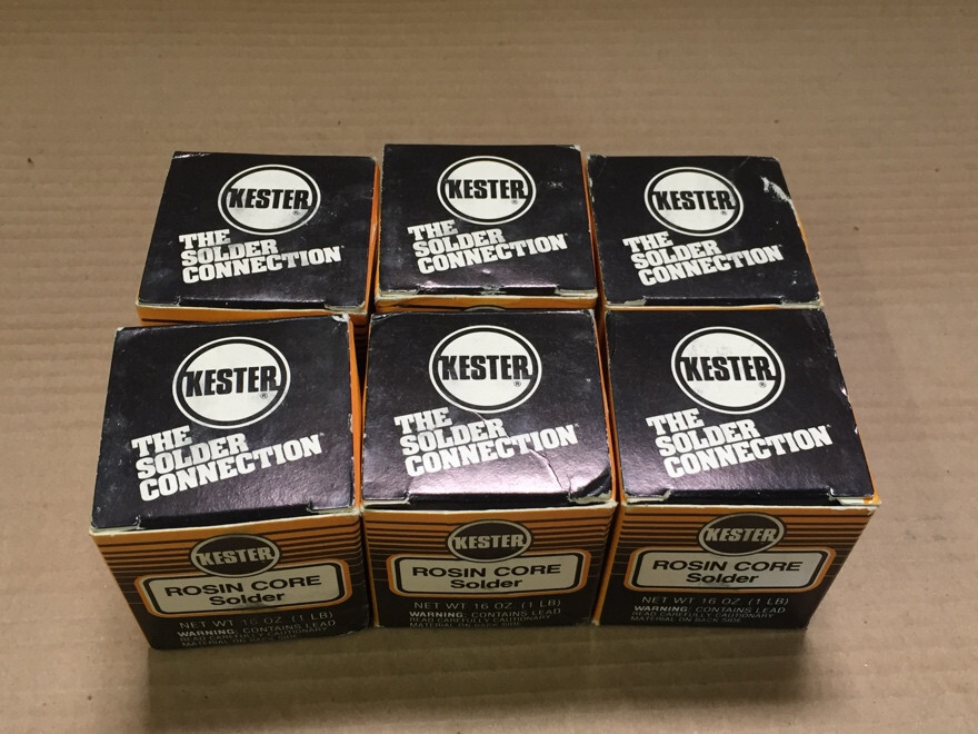Kester Solder, Rosin Core, Alloy SN 96 DIA .031 Core 58 Flux 282 QQS