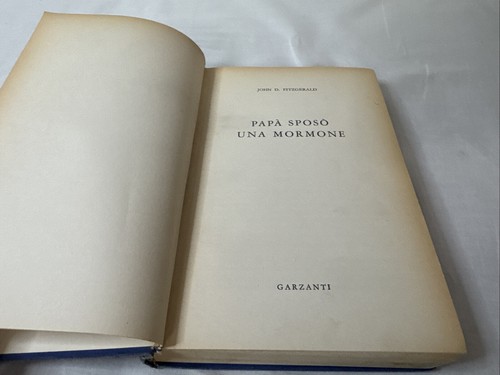 Papa Sposo Una Mormone John D. Fitzgerald 1957 Hardcover Used Book 1st Edition - Picture 9 of 14