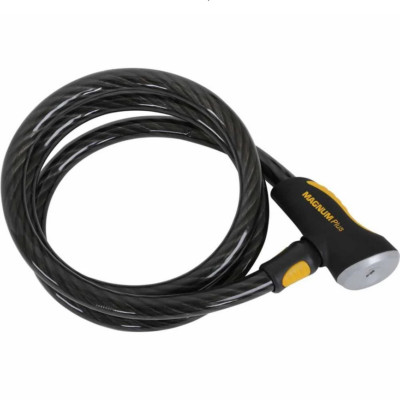 Magnum Plus Mag Flex Spulenschloss Fahrrad/Fahrradkabel, Schlüssel Sicherheitskette 185 cm x 12 mm