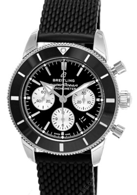 Breitling Superocean Heritage B01 Chronograph 44mm Black Watch AB0162121B1S1