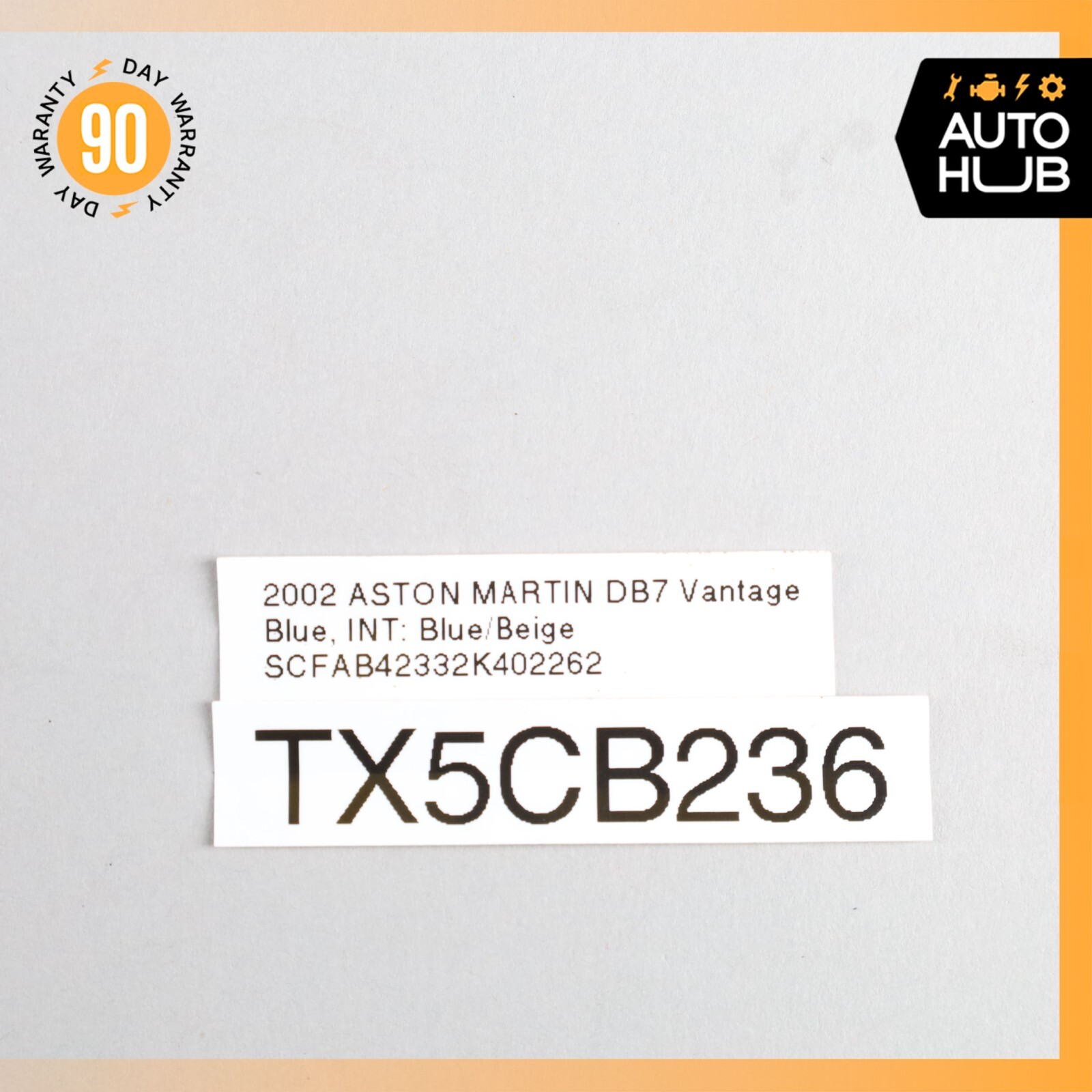 Aston Martin DB7 Vantage Right or Left Tonneau Hydraulic Lift Cylinder OEM 23k