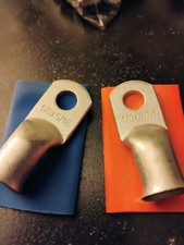 Welding Cable Lugs, Size: 1/0 x 5/16", Tinned Copper, Heavy Duty (PAIR)