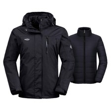 Wantdo Women's 3 in 1 Ski Jacket Warm Winter Raincoat Waterproof Snow Jackets Wantdo Women's 3 in 1 Ski Jacket Warm Winter Raincoat Waterproof Snow Jackets - Image 1