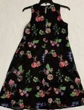New Calvin Klein Dress Black Floral Size 4 $49.00