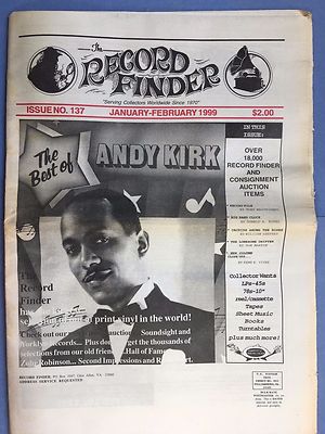 The RECORD FINDER - No.137 - Jan-Feb 1999 - Hard To Find US Newspaper for Vinyl
