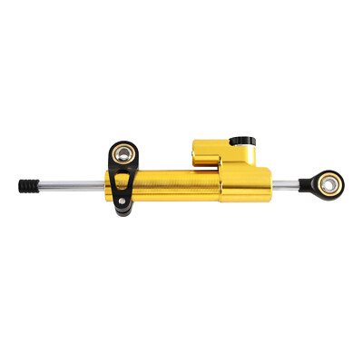 Universal Motorcycle CNC Adjustable Lenkungsdämpfer Stabilizer Top Gold