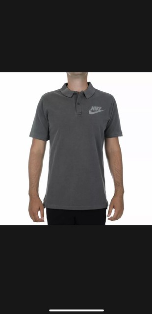 Nike Polo Golf Shirt White Mens Large 