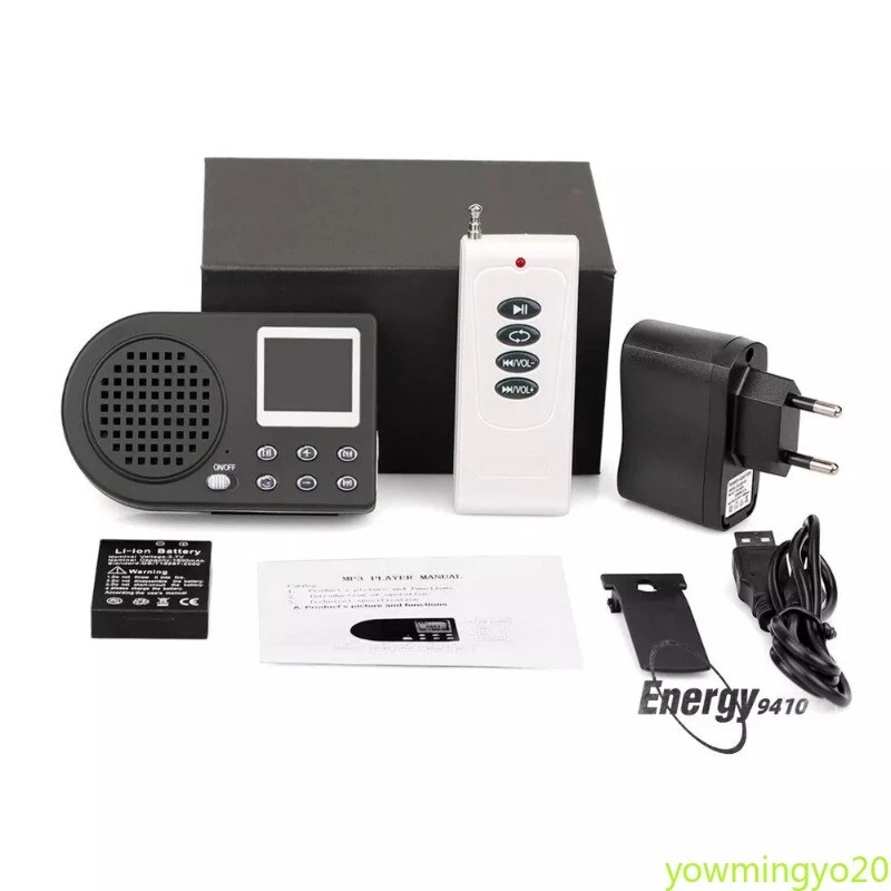 Outdoor Electric MP3 Hunting Bird Caller Sound Player LCD Screen Remote Control - Image 3 of 4