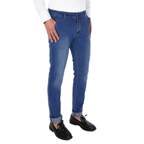 Jeans Uomo Leggero Blu Nero Pantalone Casual Tasca America 44 46 48 50 52 54 - Imagen 9 de 40