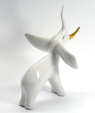 Hollohaza  Figur  Elefant Porzellan Hungary Bodenmarke handgemalt
