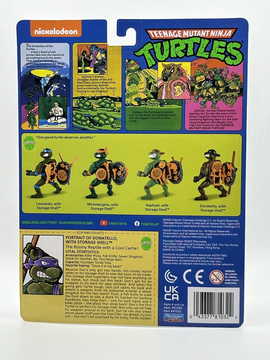 DONATELLO Playmates Teenage Mutant Ninja Turtles STORAGE Shell 5